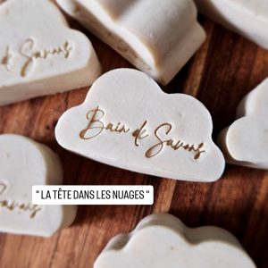 Shampoing Solide - La tête dans les nuages Bain de savons
